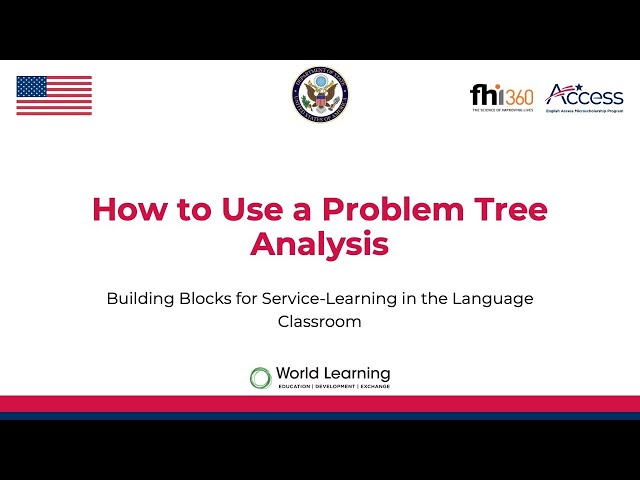 How to Use a Problem Tree Analysis (VEELE Winter 2022)