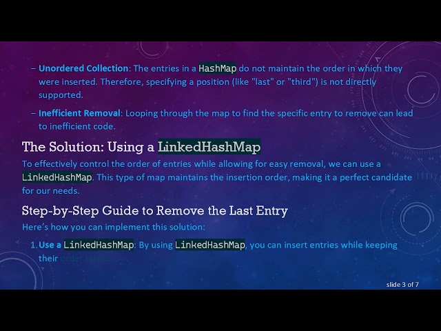How to Remove a Specific Entry from Java Maps