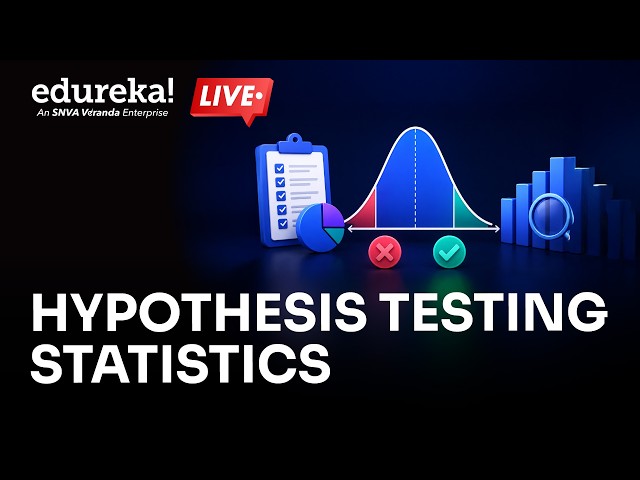 Hypothesis Testing Statistics in 60 Minutes  | Hypothesis Testing in Data Science | Edureka  Live
