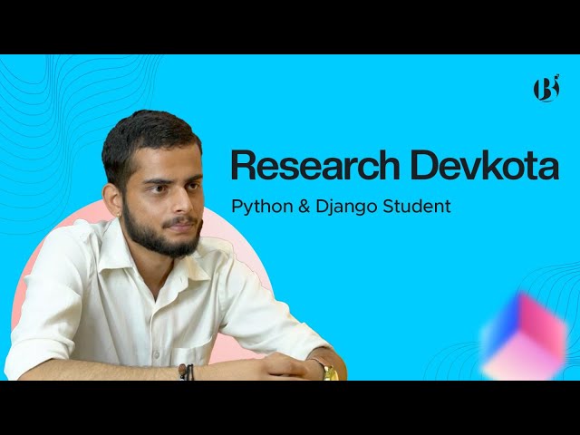 Professional Journey from Student to Python Instructor !