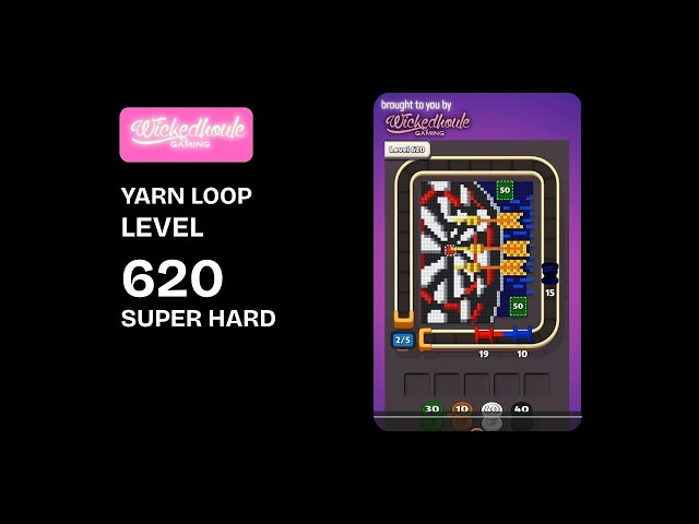 Yarn Loop Level 620 Super Hard Walkthrough | Easy Solution