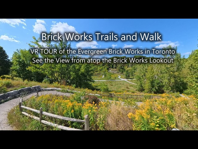 VR (360°) Don Valley Brick Works Park and Lookout | Toronto