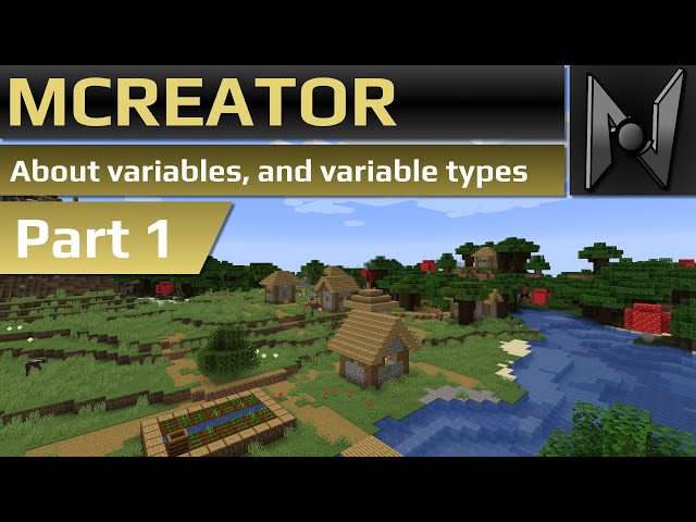 MCreator Tutorial: About variables and variable types | Part 1 | 2020.2