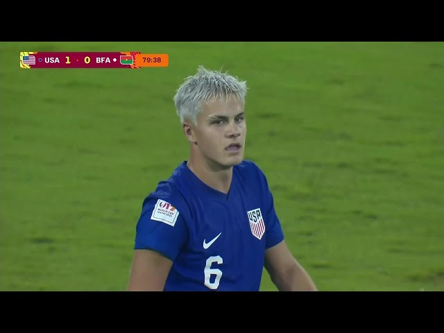 Cavan Sullivan just scored the Winning Goal 🤯 | all actions vs. Burkina Faso U17