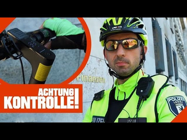 AUFGEMOTZTER E-Scooter? Zu schnell unterwegs! 1/2