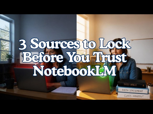 3 Sources to Lock Before You Trust NotebookLM