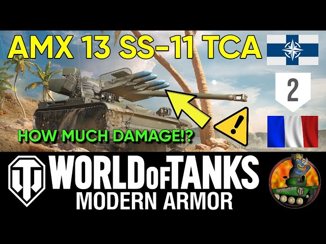 AMX 13 SS-11 TCA II Tank Review II BEST in Class ATGMs! II WoT Console II Steel Beasts