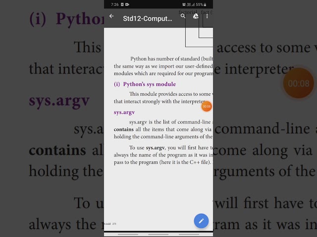 12th computer  science  chapter 14  python sys modules