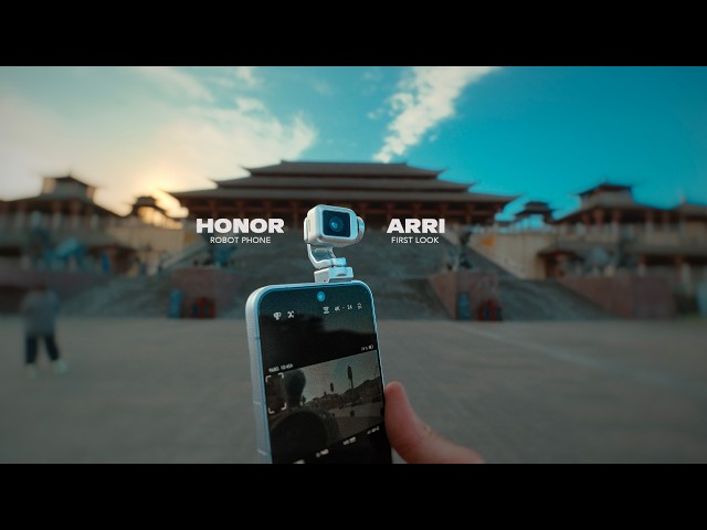 HONOR y ARRI crearon un smartphone con cámara de estabilizador integrado