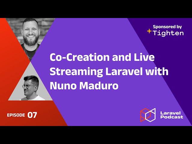 Co-Creation and Live Streaming Laravel with Nuno Maduro