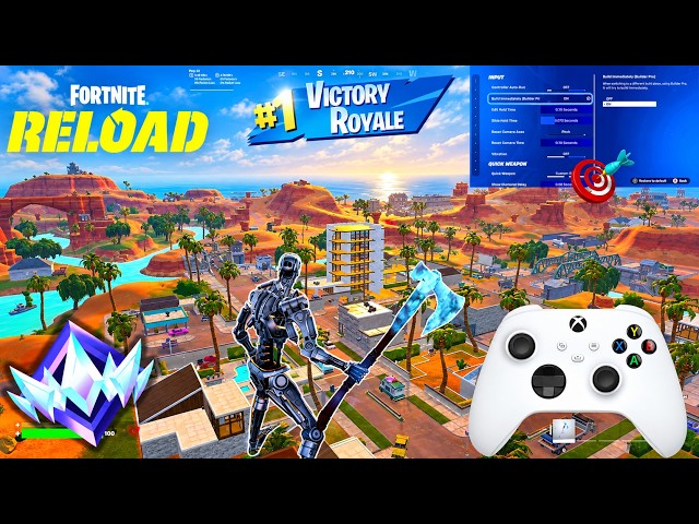 *T-800* SKIN GAMEPLAY | BEST Controller SETTINGS + Sensitivity in Fortnite (XBOX/PS4/PS5/PC)