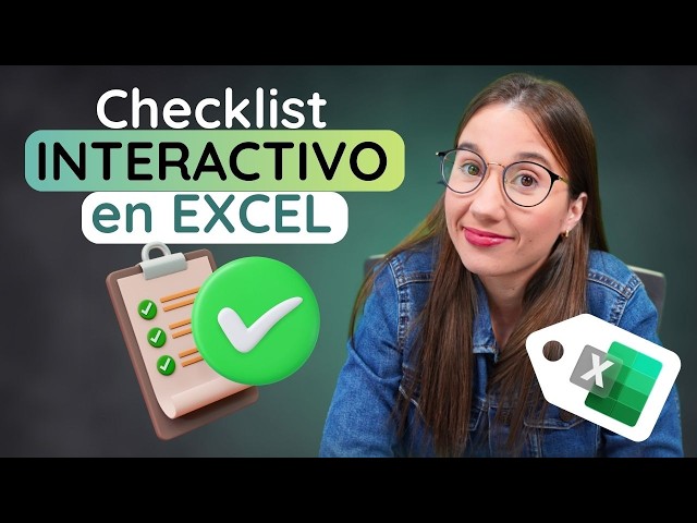 ✅ How to Make a Checklist with a Progress Bar in Excel