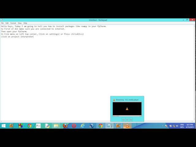 Installing Packages In PyCharm