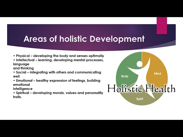 Holistic Approach in early years of development