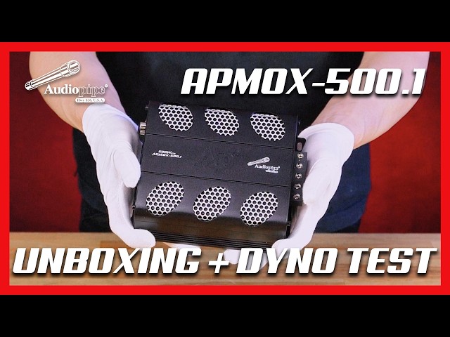 Audiopipe | APMOX-500.1 Dyno Test 🔥 Compact Amp… Real Power Results!