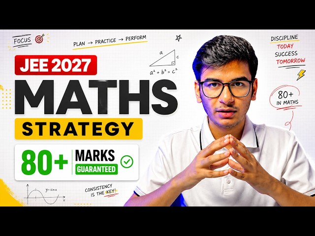 99.99%ile Guaranteed in JEE Mains 2027! | Maths Roadmap 🔥 | Hitesh- IIT Roorkee | #jee2027 #iit #jee