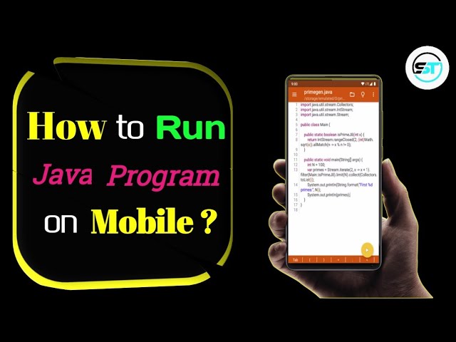 How to run Java program on mobile phone #javaonmobile #jvdroid #jvdroidtutorial