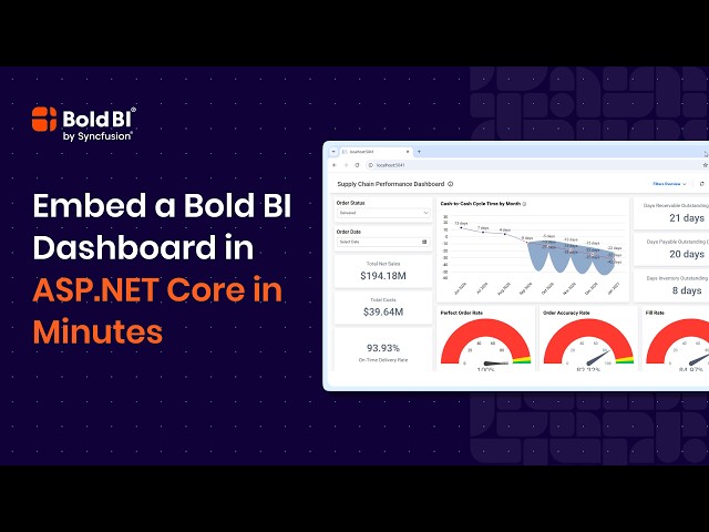 Embed a Bold BI Dashboard in ASP.NET Core in Minutes | Bold BI