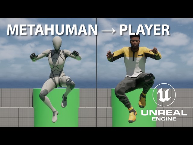 Unreal Engine 5.7 - Turn Your Metahuman Into A Player Character - Tutorial