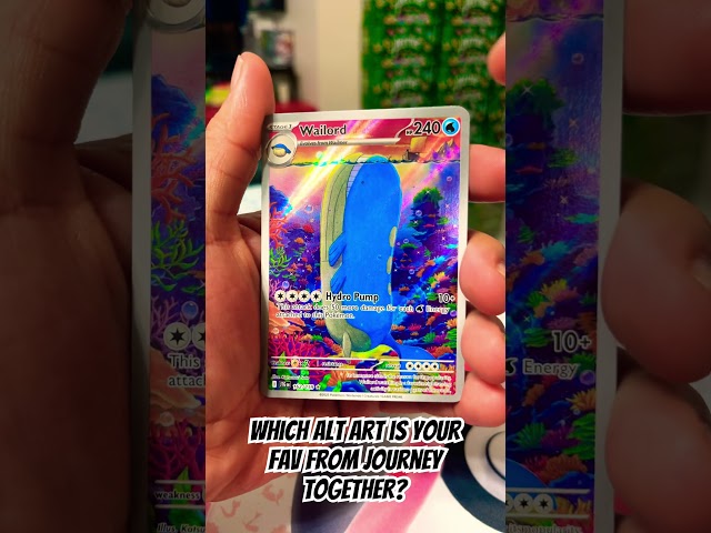🎨 Top 6 Most Beautiful Alt Art Cards from #journeytogether ! | Pokémon TCG Showcase 🔥#pokemoncards