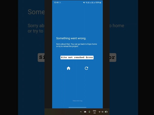 Fix "Site not reached" Error on React Native #reactnative #expo