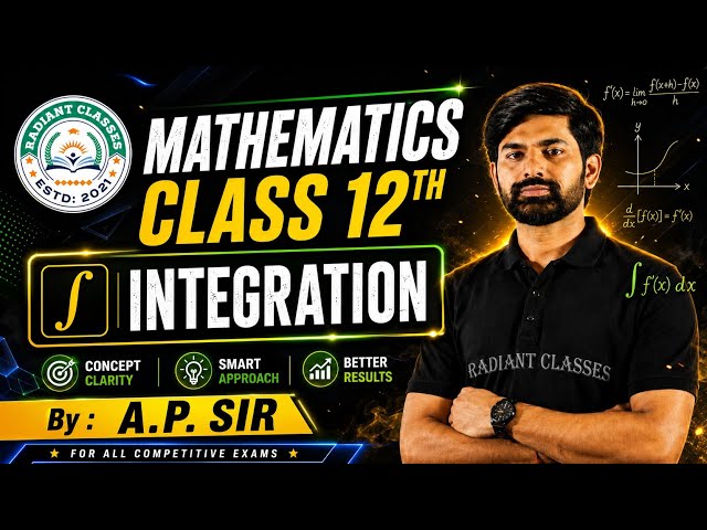 Integration for class 12th | CBSE and All state board