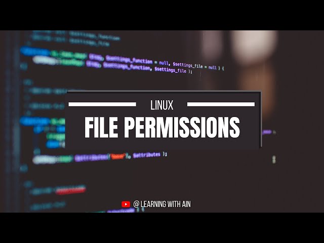 File Permission Commands in Linux | Linux