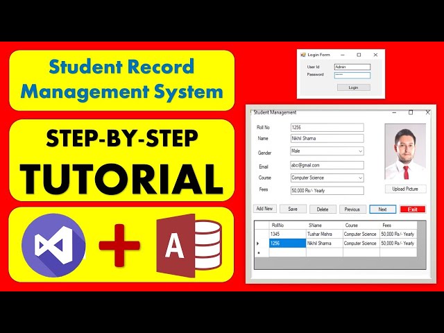 💡Student Records Management System Project using Visual Basic and Ms Access | Tutorial for Beginners