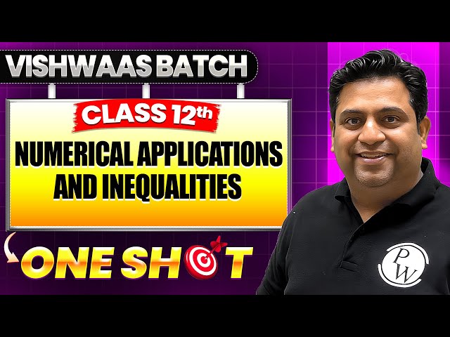 Numerical Applications Class 12 Applied Maths | Class 12th Applied Maths One Shot🎯| Vishwaas Batch