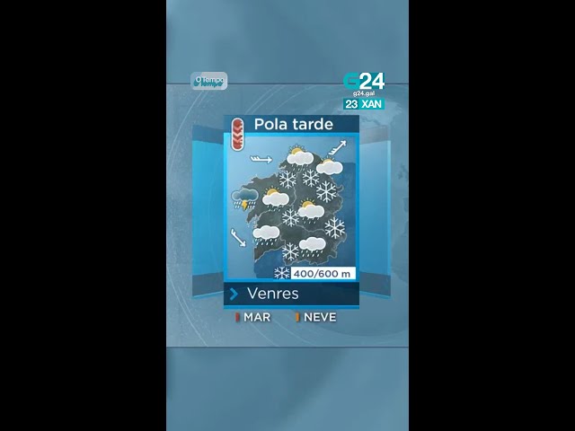 ❄️ VENRES 23/01 | Moito ollo se vas coller o coche! As estradas poden verse afectadas polo temporal