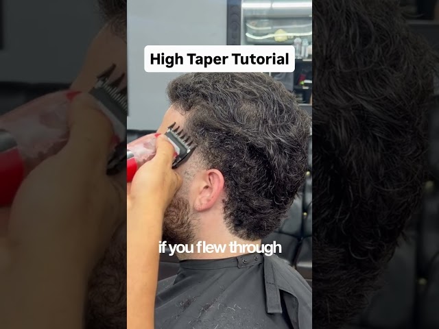 High Taper Tutorial 💎 Full videos on YouTube - JosCuts I only use TPOB CLIPPERS [check
