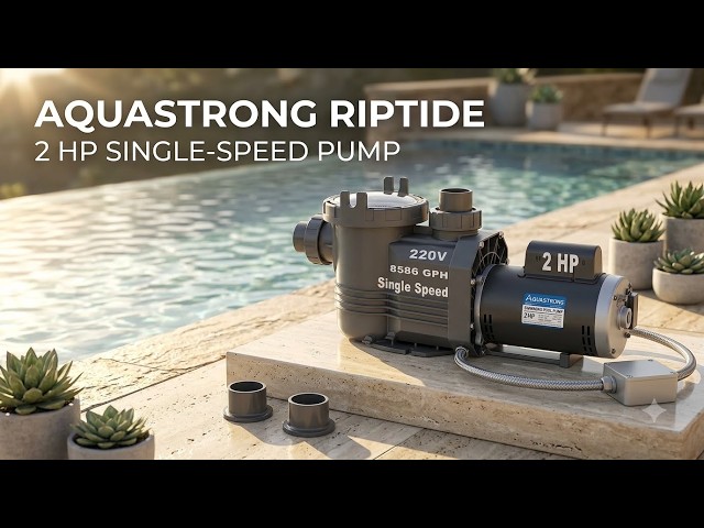 Aquastrong Riptide 2 HP Single-Speed Pump - Review