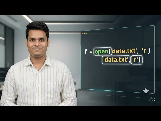 🐍 PYTHON FILE HANDLING | FILE OPERATIONS | PRACTICAL PYTHON TUTORIAL