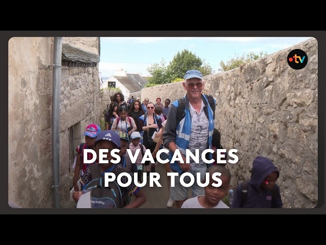 Solidarity: Secours Populaire offers a vacation to these young Bretons