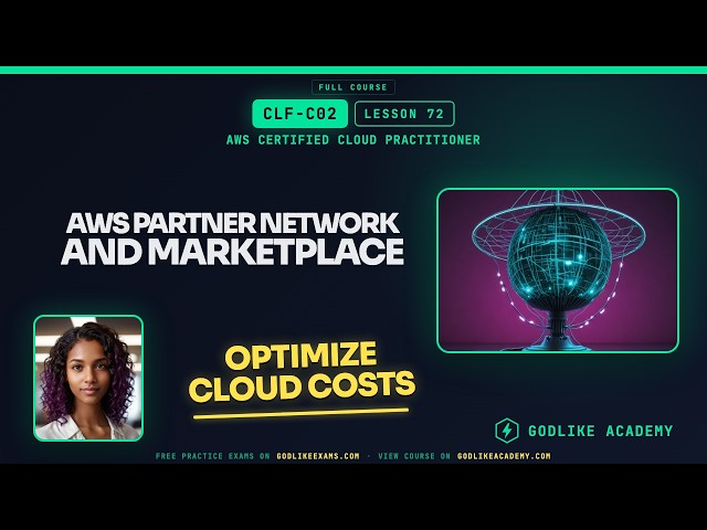 CLF-C02 AWS Certified Cloud Practitioner · Lesson 72: Unlock Partner Support & Marketplace