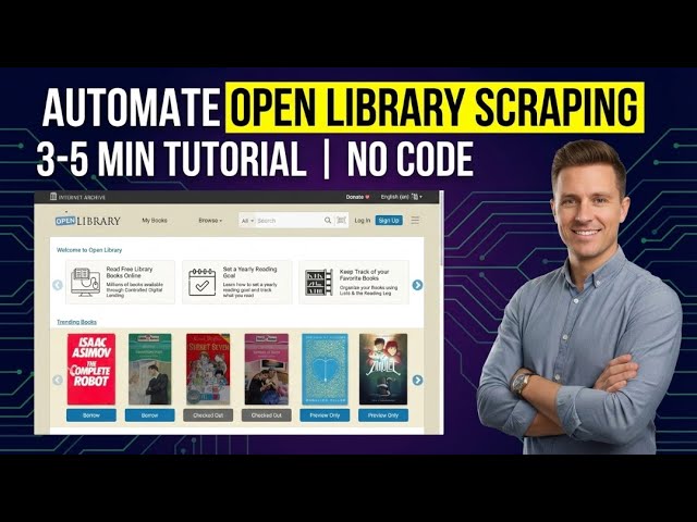 How to Extract Books, Authors, and Bibliographic Data Automatically from Open Library (Tutorial)
