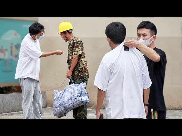 Migrant Worker Insulted Because He Accidentally Bumps a Man | Social Experiment
