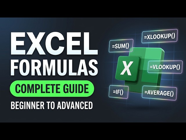 Professional Excel Formulas: From Beginner to Advanced