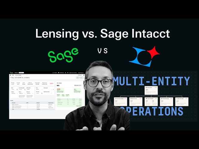 Lensing vs. Sage Intacct: Which ERP Is Better for Subscription Revenue and Multi-Entity Finance?