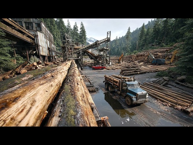 Incredible Logging & Firewood Processing Machines in Action