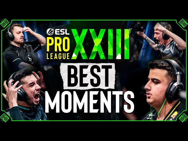 BEST MOMENTS of ESL Pro League Season 23 Playoffs | CS2