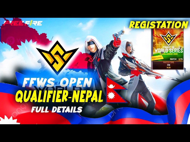HOW TO REGISTER IN FFWS NEPAL🇳🇵 |Free Fire World series 2026 for nepal 🤯
