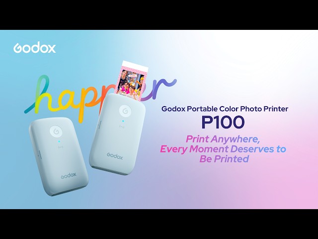 Godox P100 Portable Color Photo Printer | Print Anywhere, Keep Every Moment