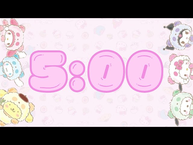 5 Minute Timer Sanrio - Calm and Relaxing Music