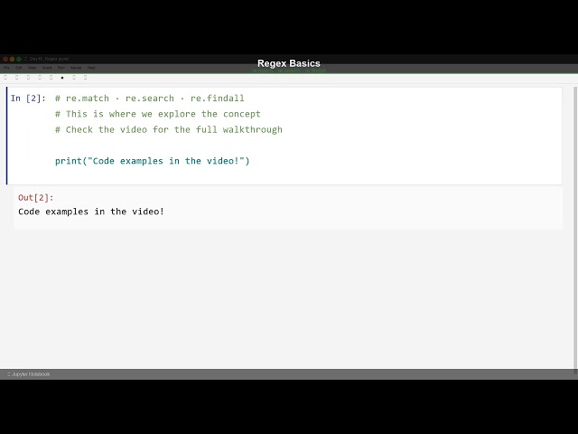 Day 18 — Regular Expressions | 30 Days Of Python 🐍