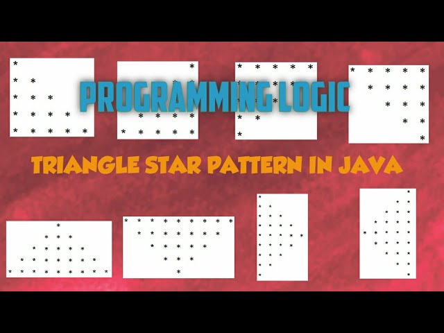 Create Star Pattern (Triangle) in Java using Looping - Programming Logic Part 1