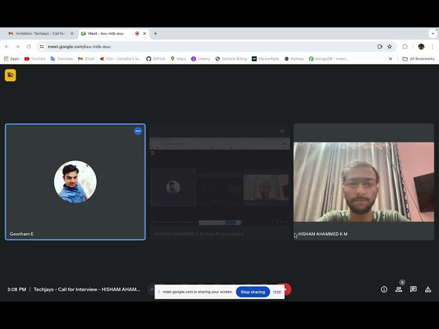 MERN stack developer Interview