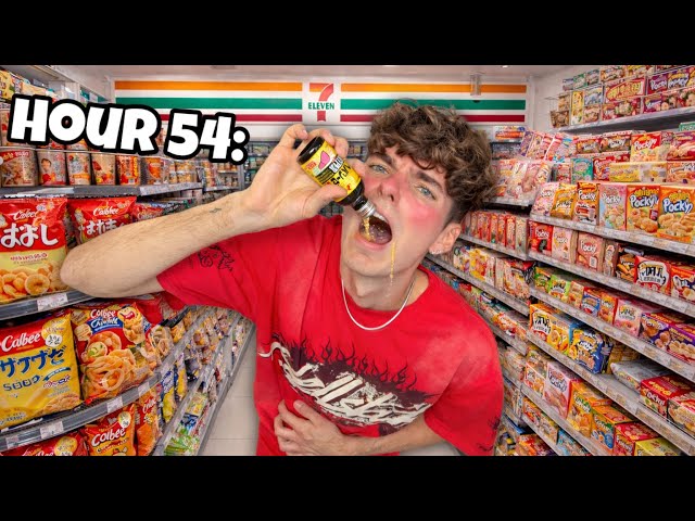 I Ate ONLY Convenience Store Food In Japan For 72 Hours!
