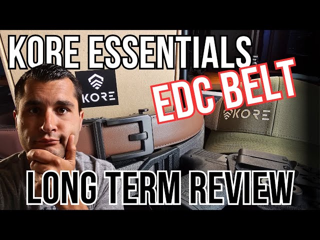 Kore Essentials EDC Belts - Long Term Review