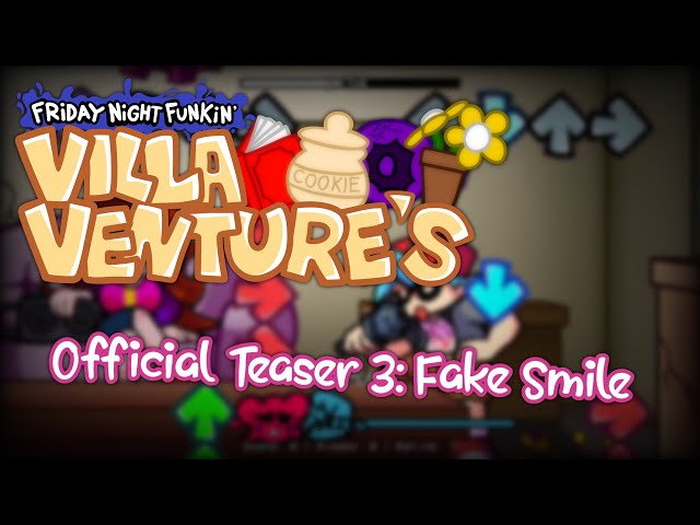 Friday Night Funkin': Villa Venture's OFFICIAL TEASER | Fake Smile